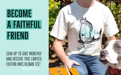 Become a Faithful Friend, get a FREE Limited Edition MHSxKliban Tee!
