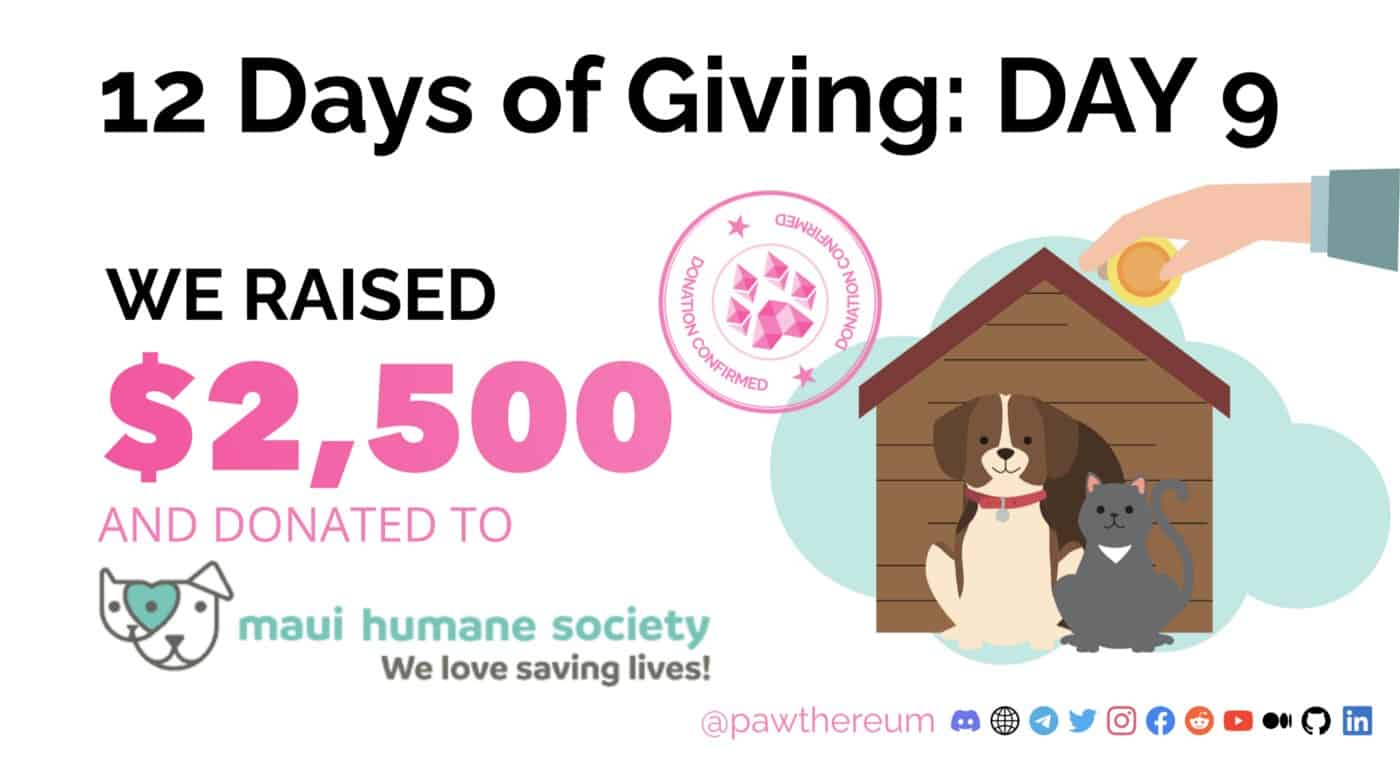 Pawthereum Pawthereum - 12 Days of Giving