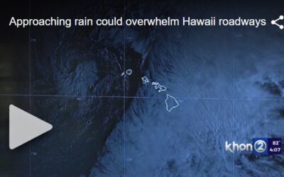 Approaching rain could overwhelm Hawaii roadways