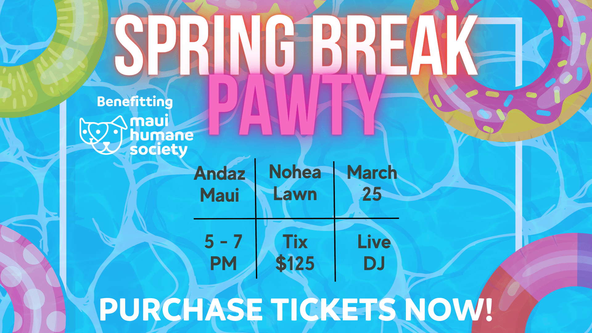 Spring Break Pawty - March 25