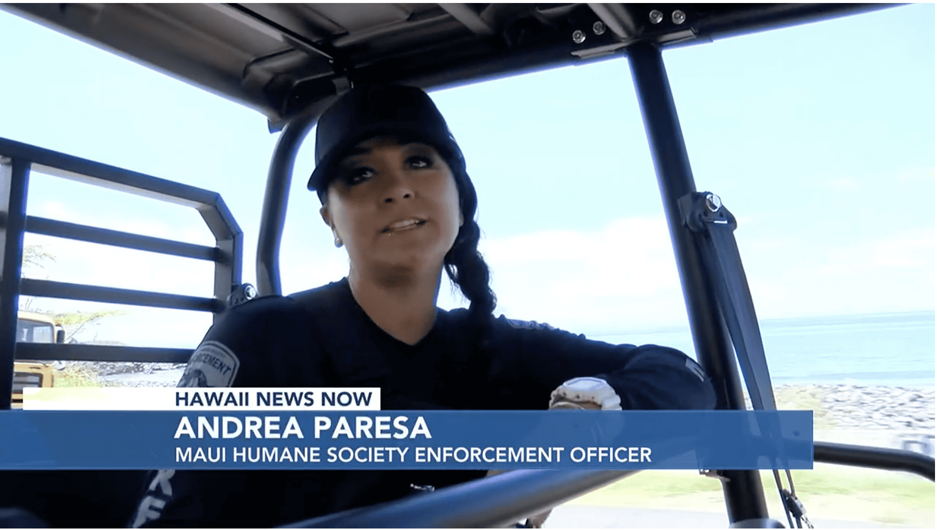 Andrea Paresa, Humane Enforcement Officer at Maui Humane Society Andrea Paresa, Humane Enforcement Officer at Maui Humane Society