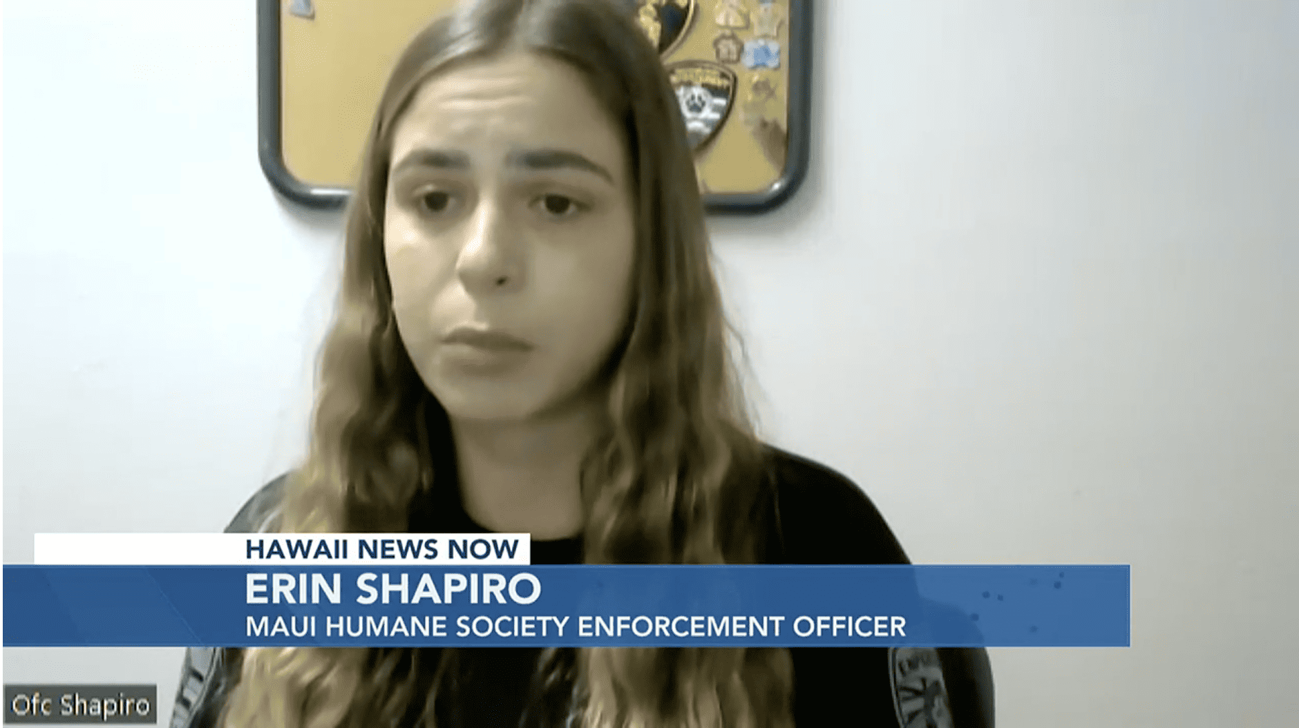 Erin Shapiro, Humane Enforcement Officer Erin Shapiro, Humane Enforcement Officer