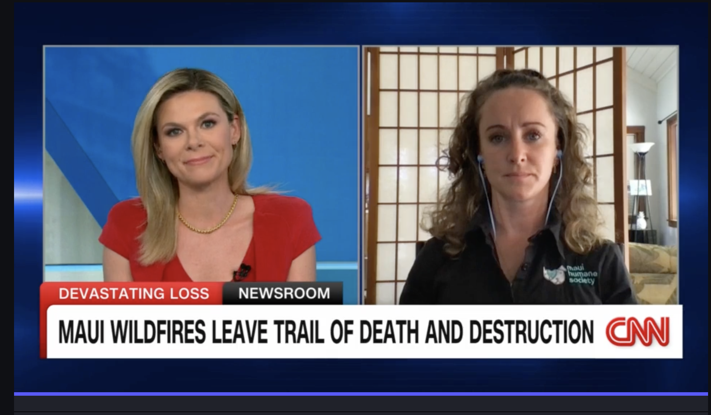 CNN: Maui Wildfires Leave Trail of Destruction - speaking with Katie Shannon CNN: Maui Wildfires Leave Trail of Destruction - speaking with Katie Shannon