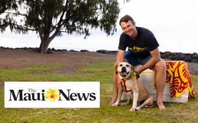 Pets and firefighters photo voting open for Maui Humane Society’s 2025 annual calendar